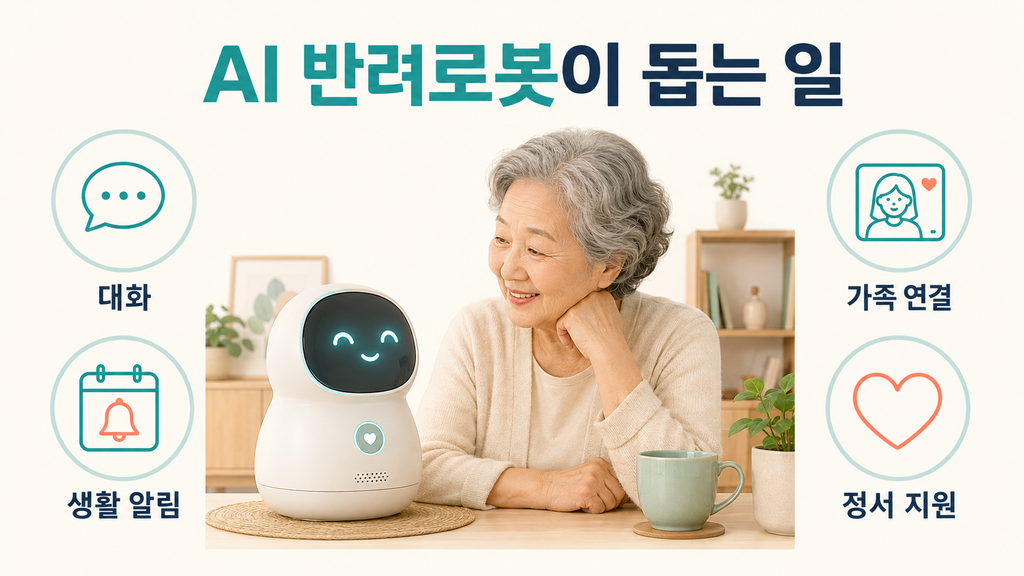 혼자 사는 고령자의 대화와 일상을 돕는 AI 반려로봇