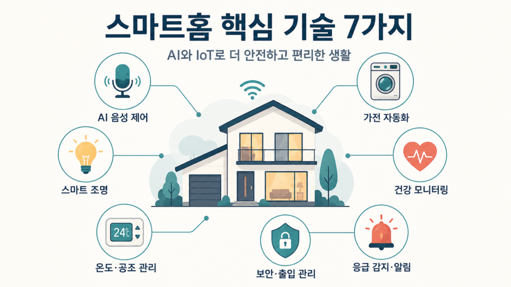 고령자 안전을 지키는 스마트 홈 필수 기능들 1 스마트홈 기술 7
