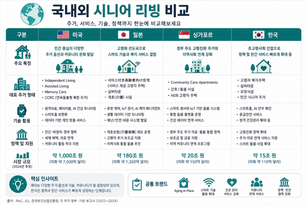 국내외 Senior Living 비교
