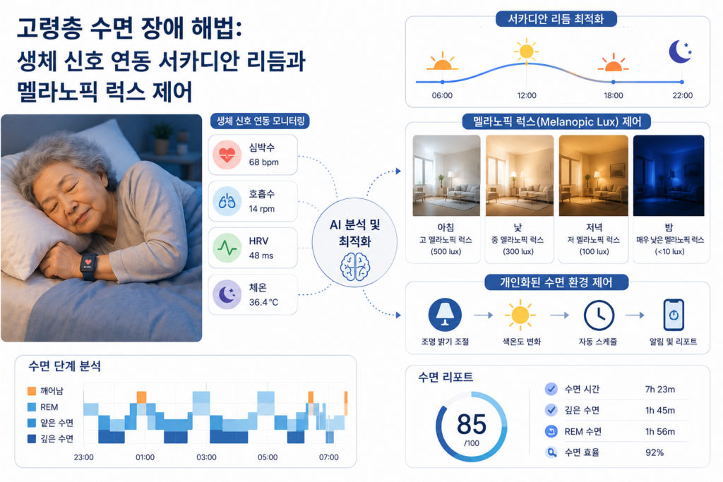 멜라노픽 럭스 제어