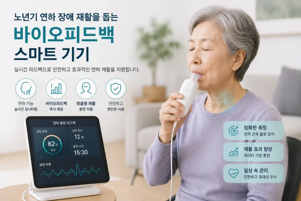 연하 장애 재활 (바이오피드백 기술)
